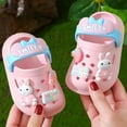 thumbnail image 2 of Toddler Clogs Boys Girls Slippers Slip On Garden Clogs Beach Cartoon Slides, 2 of 5