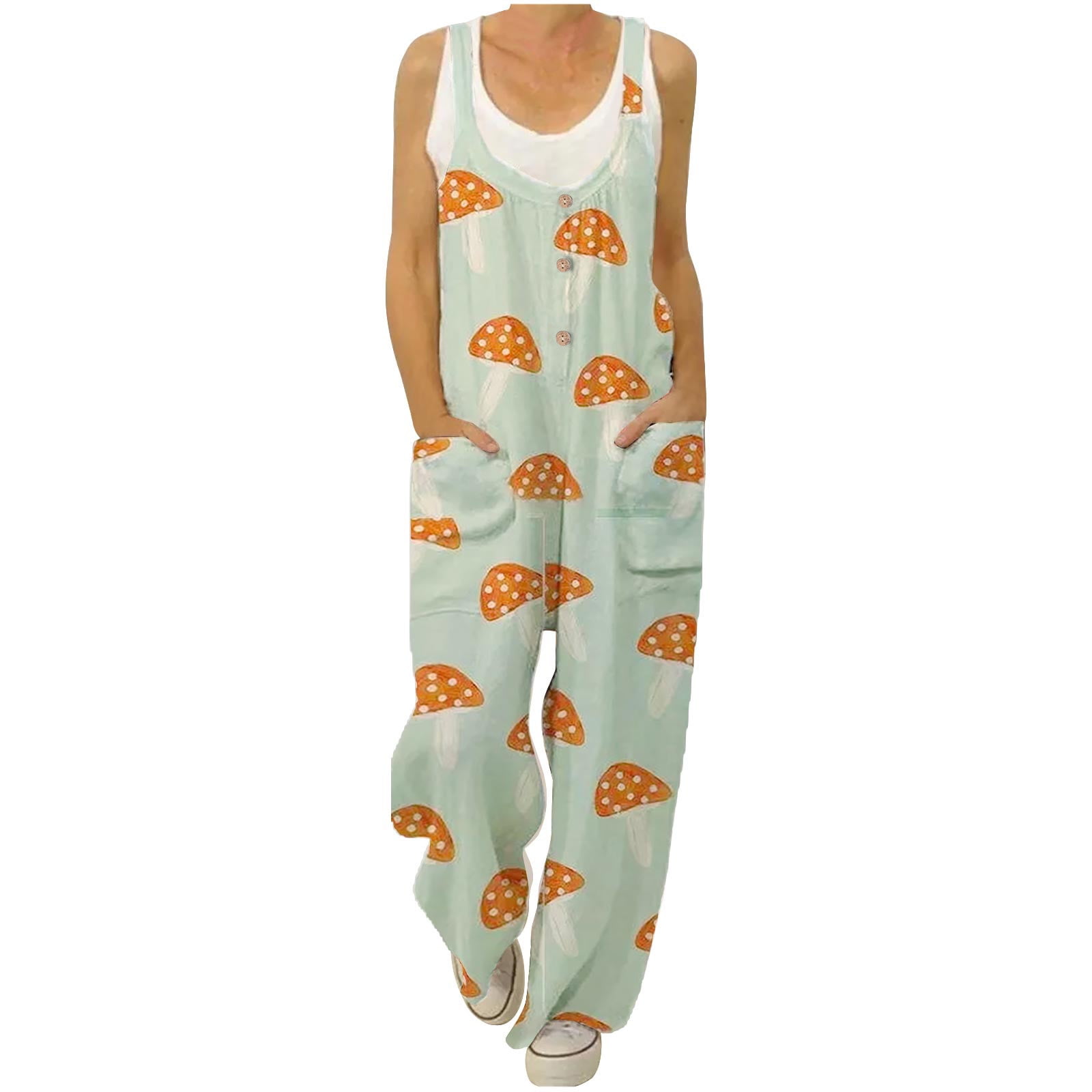 Amtdh Women's Cute Cat Graphic Pants Clearance Beach Long Palazzo Pants
