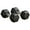 7#Black,Steel, variant on Soozier 2 X 15Lbs Hex Dumbbell Set Of 2,Rubber Weights Exercise Fitness Dumbbell with Non-Slip Handles,Anti-Roll,For Women or Men Home Gym Workout,Black Steel Sports Fitness Exercise Equipment