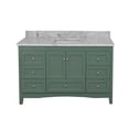 thumbnail image 6 of Abbey 60" Single Bathroom Vanity with Sage Green Cabinet and Carrara Marble Top, 6 of 6