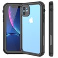 thumbnail image 1 of Chainplus pour iPhone 11 Étui 6.1 Pouces Protection Complète Étui Imperméable Anti-Saleté (Noir), 1 of 8
