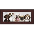 thumbnail image 2 of 8x24 Distressed Brown Picture Frame - UV Acrylic, Foam Board Backing, Hanging Hardware, 2 of 8
