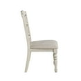 thumbnail image 6 of Pemberly Row Traditional Wood Dining Side Chair in Beige (Set of 2), 6 of 9