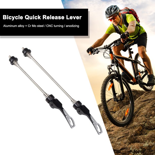 Bicicleta TOOPRE Pinchos de liberación rápida Ndcxsfigh para buje de de carretera de montaña de aleación de aluminio (negro)