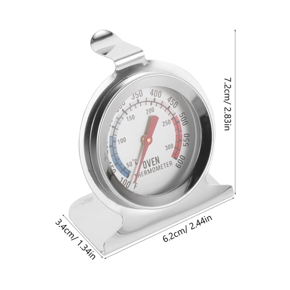 ELAYARD 2-Pack Multi-Functional Metal Oven Thermometers for Baking, Grilling, Cooking, and Kitchen Temperature Monitoring