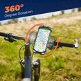 thumbnail image 2 of Soporte para teléfono de bicicleta, soporte para manillar de motocicleta, soporte de silicona para teléfono de bicicleta con rotación de 360 grados, 2 of 5