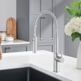 thumbnail image 3 of Blanco 401917 Catris 1.5 GPM Single Hole Pre-Rinse Pull Down Kitchen Faucet - PVD Steel, 3 of 7