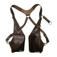thumbnail image 1 of Bolso de hombro para las axilas, bolso de hombro para mujeres y hombres, para viajes de compras de fiesta Marrón, 1 of 8