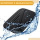 thumbnail image 5 of Tapa de la puerta del tanque de combustible para BMW X1 2023-2025, cubierta de la tapa de combustible, tipo adhesivo, fibra de carbono negra, ABS, 5 of 6