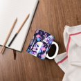 thumbnail image 4 of Yiaed cool flower Skull Print Ceramics Coffee,Large Handle Design,Extra Large Tea and Coffee Cup for Office and Home Mugs, 4 of 6