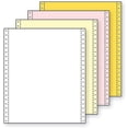 thumbnail image 2 of Computer Paper, 4 Part, White - Yellow - Pink - Gold, 9 1/2 X 11, 02234, 800 Sets Per Ctn., Side Perf,, 2 of 2