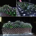 thumbnail image 3 of LED Twinkle Lights Fairy Net String Light ,8 Modes Plug-in Christmas Bush Lights, Connectable Waterproof Mesh Lights for Trees, Garden, Outdoor, Christmas Decorations (White,3X2m), 3 of 9