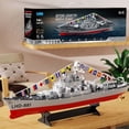 Remote Control Battleship for Adults, 1:390 Scale RC Warship Model with ...