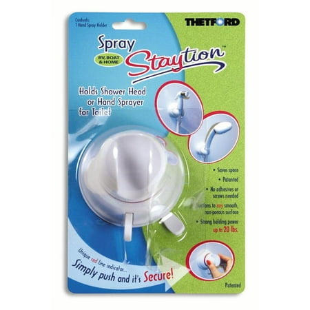 Staytion Shower Head Suction Holder for RV / Marine / Home use - Thetford (Best Replacement Rv Shower Head)