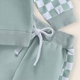 thumbnail image 4 of NOLDARES Toddler Baby Boy Fall Winter Outfit Kids Cotton Printed Clothes Casual Long Sleeve Sweatshirt Tops Pants Set 2pcs Outfits Clothing(Green,18-24 M), 4 of 5