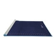thumbnail image 2 of Ahgly Company Machine Washable Indoor Rectangle Abstract Blue Modern Area Rugs, 7' x 9', 2 of 4