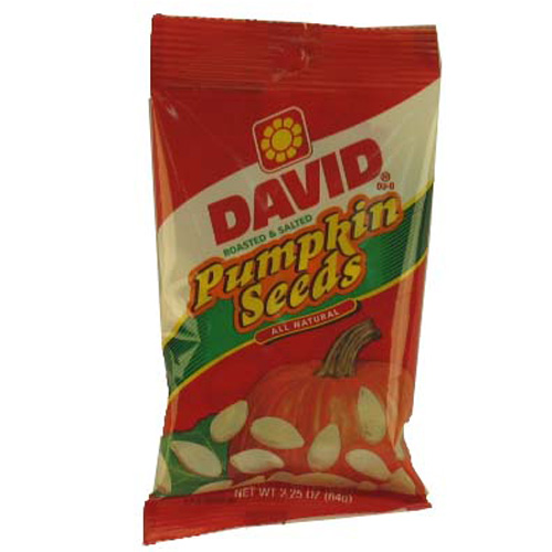 New 312956 David Pumpkin Seeds 2.25 Oz (12Pack) Snacks Cheap Wholesale Discount Bulk Snacks