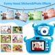 thumbnail image 2 of Cámara para niños, cámaras digitales como regalo para niños mayores de 6 años, cámaras de video digitales con funda de silicona suave de dibujos animados, tarjeta SD de 32 GB (azul), 2 of 5