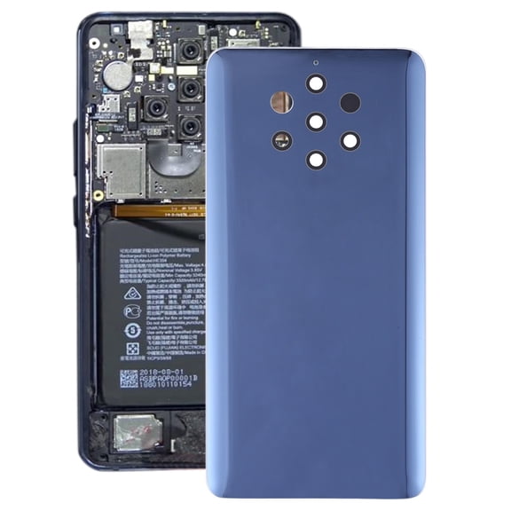 Cellphone Repair Parts Battery Back Cover for Nokia 9 PureView(Blue)