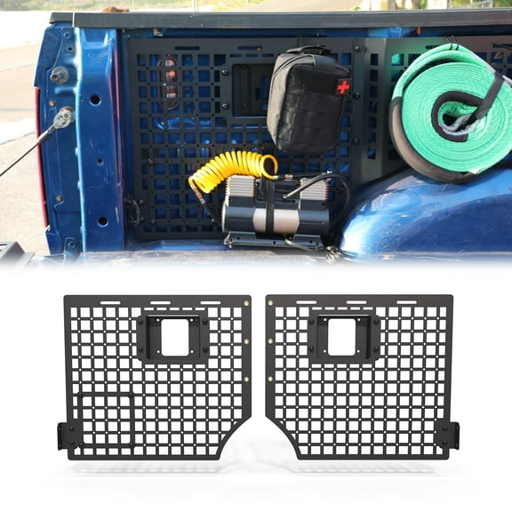 Side Bed Rear Molle Panel Compatible with 2015-2025 Ford F-150 5.5FT Short Bed Molle Panel System Replacement Bolt-On