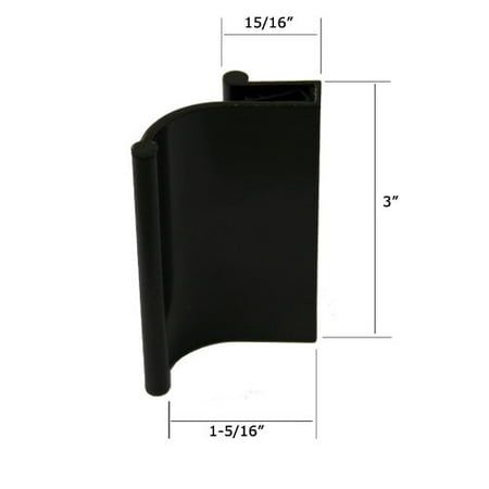Oil Rubbed Bronze Tub Enclosure And Sliding Shower Door Pull