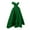 Green, variant on Plus Size Dresses Formal Womens Short Sleeve Split V Neck Ruffle Chiffon Elegant Mini Short Skirt Dresses (Hot Pink,3XL)