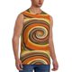thumbnail image 2 of Fotbe Colorful Swirl Men's Camiseta sin Mangas Estampada para Hombres, Playera Casual para Gimnasio, Entrenamiento, Playa-Large, 2 of 7