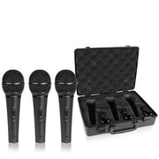 Behringer ULTRAVOICE XM1800S 3 Dynamic Cardioid Vocal and Instrument Microphones (Set of 3)