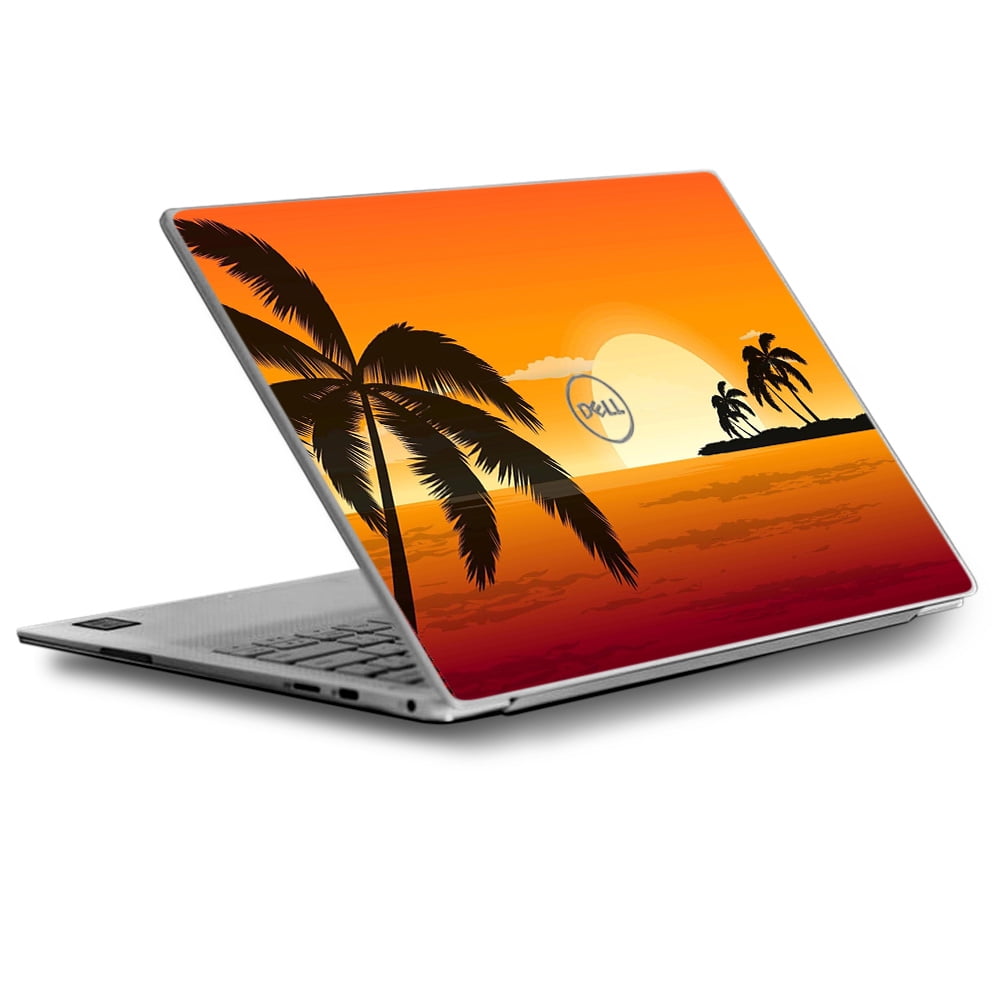 Skins Decals for Dell XPS 13 Laptop Vinyl Wrap / Palm Trees at Sunset