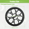 thumbnail image 6 of Unique Bargains 4 Pcs 8" Car Speaker Grills Cover Round 8 Inch Audio Subwoofer Protector with Mounting Screws ABS Black, 6 of 6