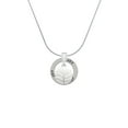 thumbnail image 2 of Delight Jewelry Silvertone Large Volleyball Joy Ring Charm Necklace, 18", 2 of 4