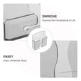 thumbnail image 3 of HAMPPLIES 4Ud Soporte Móvil De Pared Con Adhesivo Fuerte Para Oficina O Dormitorio, 3 of 7