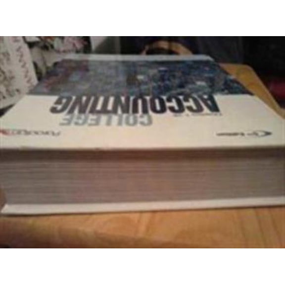 Pre-Owned COLLEGE ACCOUNTING (STUDENT COURSEWARE TEXT CHAPTERS 1-28 WITH STUDY PARTNER CD) 5TH ED, 5TH ED (Hardcover) 0763834963 9780763834968