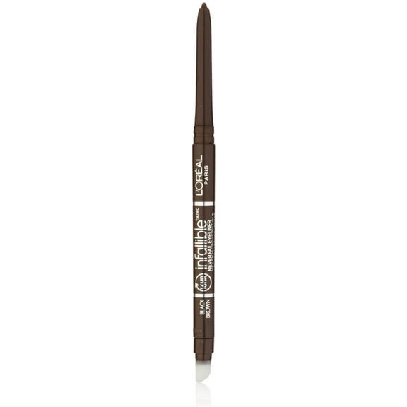 L'Oreal Infallible Never Fail Eyeliner, Black Brown [581] 0.008 oz