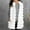 White, variant on Yuwull Women's Faux Furs Vests Sherpas Fleece Gilet Sleeveless Casual Hooded Jacket Shearling Warm Fluffys Coat