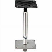 Attwood Swivl-Eze LockN-Pin -Inch Pedestal Package, Brushed Aluminum Finish, 11 Inches Tall, 7-Inch x 7-Inch Base Plate