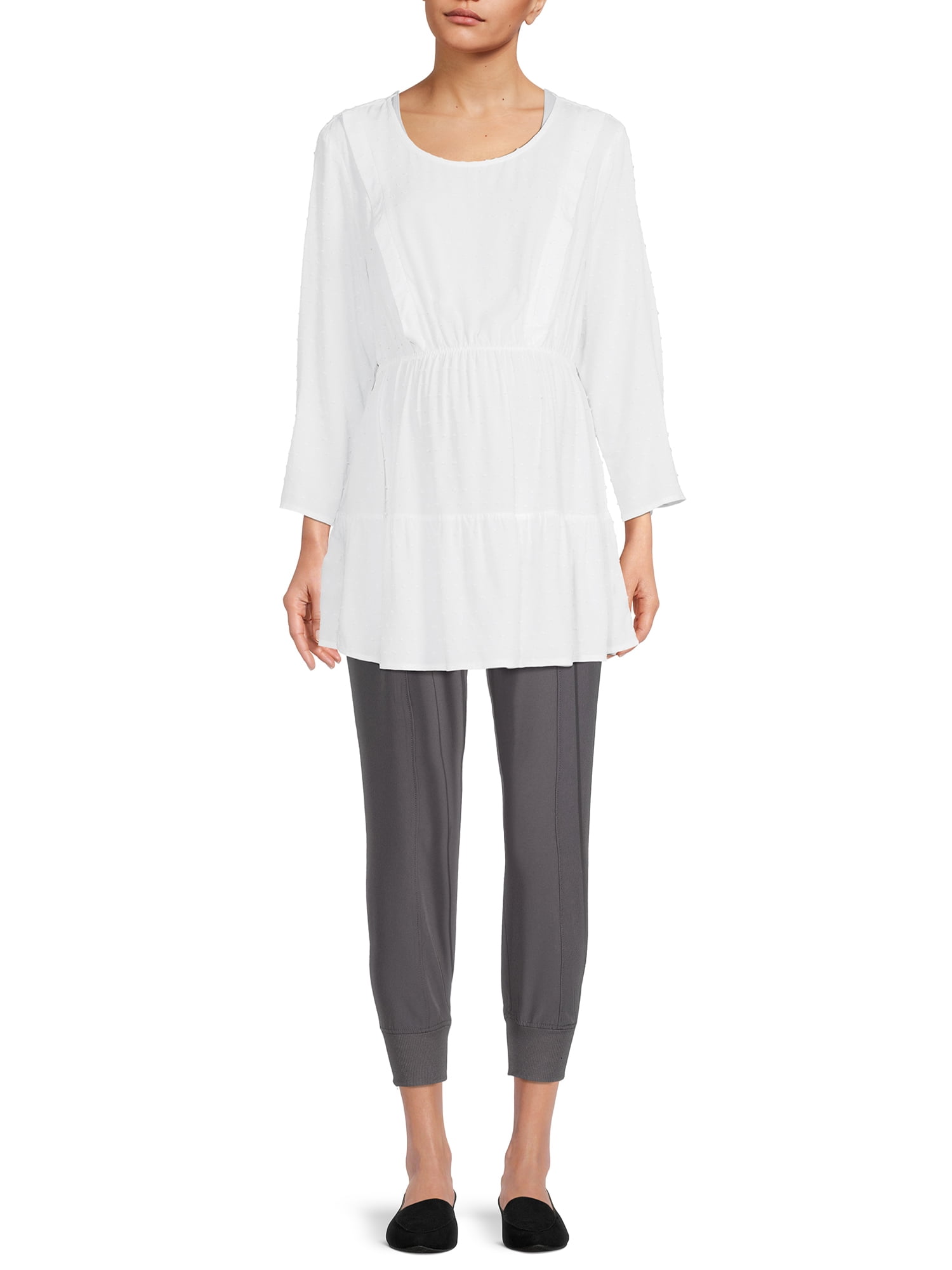 Time and Tru Women's Maternity Jogger Pants, Sizes S-2XL