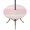 Pink, White, Rose, variant on Round Outdoor Tablecloth with Umbrella Hole and Zipper, Farmhouse Sage Green Tablecloth with Elastic Waterproof, Farmhouse Green Line Striped Patio Table Covers for 45" - 54" Picnic Pool Tables