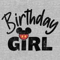 thumbnail image 2 of Girl's Mickey & Friends Distressed Birthday Girl Graphic Tee Athletic Heather Large, 2 of 5