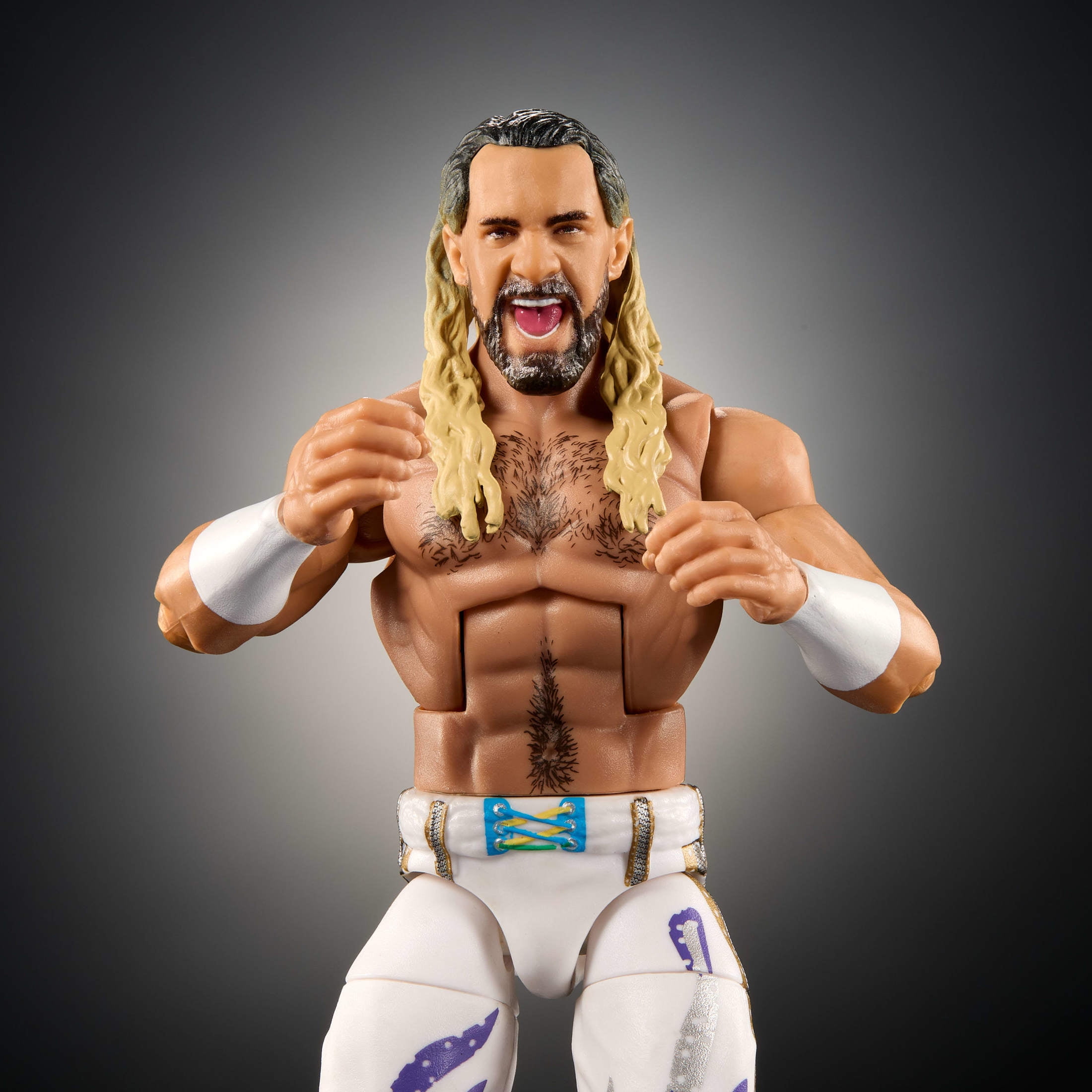 WWE Elite Seth “Freakin” Rollins Action Figure, Series #117 6-inch Collectible with Articulation & Accessories