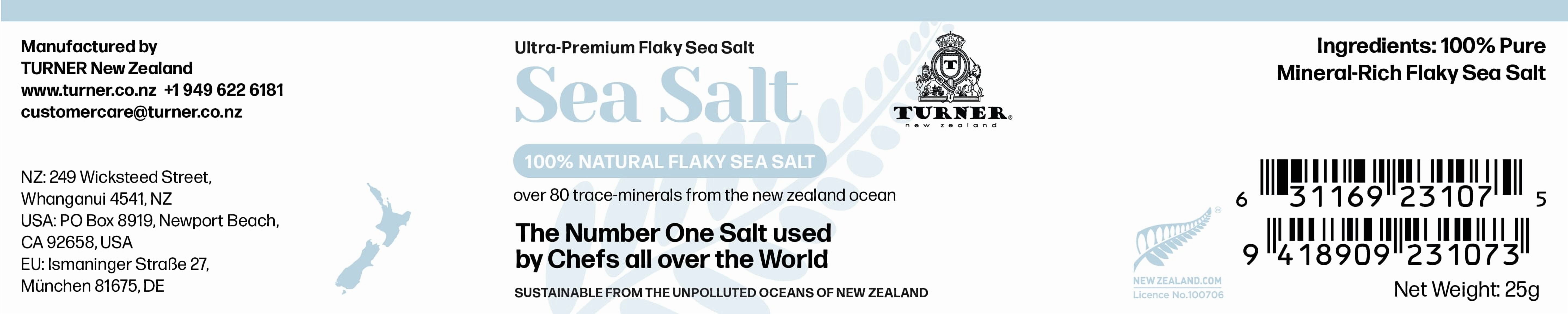 TURNER New Zealand OMEGA-3 Green Lipped Mussel Oil, 53x Higher potency for Superior Joint Comfort & Mobility, No Fishy Aftertaste, 1 Bottle, 60 Softgels plus 1 jar of Flaky Sea Salt