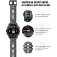 thumbnail image 2 of Tianle Band Compatible with Fenix 7X pro for Fenix 6X/Fenix 7X/Fenix 5X Plus/Fenix 6X Pro watch Soft Silicone Watch Strap for 26mm Width Fenix 3/HR, 2 of 9