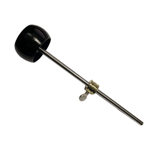 Mazo de batería Pedal de bombo Mazo de bombo Pedal de bombo Mazo, Cabezal profesional Práctico Negro