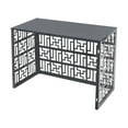 thumbnail image 6 of TFCFL 4 Panel Air Conditioner Fence Aluminium Air Comditioning Units Privacy Screen Dark Gray, 6 of 16
