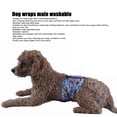thumbnail image 3 of 4PCS Dog Diapers Male, Polyester Washable Dog Diapers Dog Wraps, High Absorbing Reusable Belly Bands for Male Dogs, for Doggie in Incontinence or Excitable Urination and Training, 3 of 7
