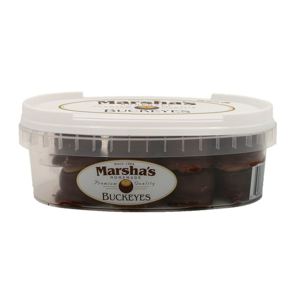 Marsha's Homemade Buckeyes - 8 oz. Tub  Peanut Butter Balls covered in Chocolate