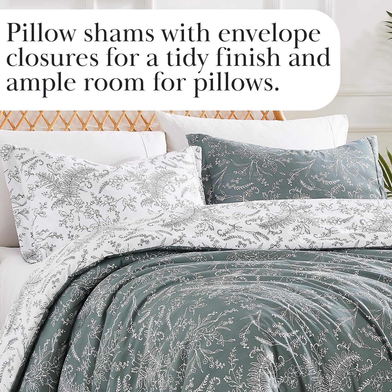 Elegant and Chic Winter Brush Reversible Soft Down Alt 3-Piece Comforter Set by Southshore Fine Linens
