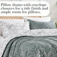 thumbnail image 6 of Winter Brush Print Ultra-Soft & Supreme Quality Reversible Comforter Set, 6 of 9