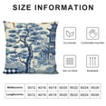 thumbnail image 5 of COMIO  Chinoiserie Blue and White Pillow Covers,Blue and White Pillow Covers Outdoor Decorative Pillow Covers for Couch Bed Sofa Cushion Farmhouse Pillowcases, 5 of 5
