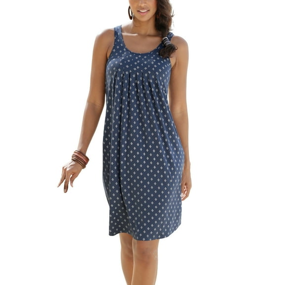 LASCANA Women's Sleeveless Printed Dress